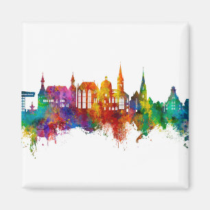 Aachen Germany Skyline Magnet