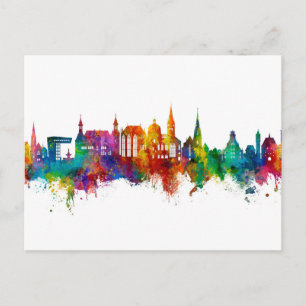 Aachen Germany Skyline Postcard
