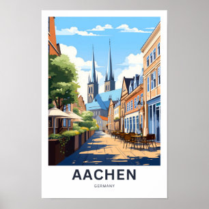 Aachen Germany Travel Print