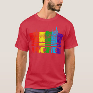 Aachen Pride Aachen LGBT Gift LGBTQ Supporter Tee
