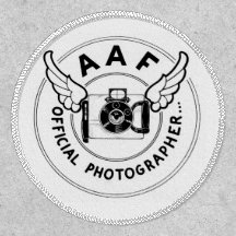 AAF Official Photographer Patch