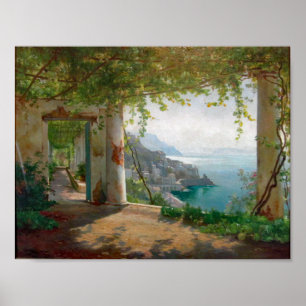 Aagaard Loggia Amalfi Italy Painting Poster