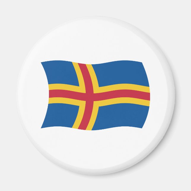 Aaland Flag Magnet (Front)