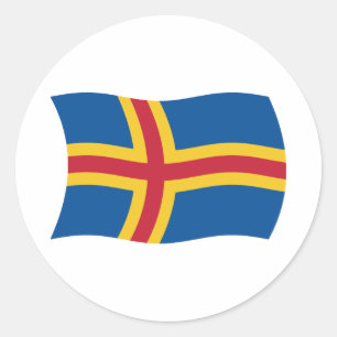 Aaland Flag Sticker