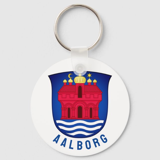 Aalborg coat of arms - DENMARK Key Ring (Front)