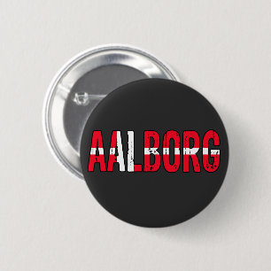 Aalborg, Denmark 6 Cm Round Badge