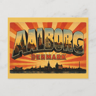 Aalborg Denmark Cityscape Postcard