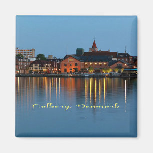 Aalborg, Denmark scenic photograph, Magnet