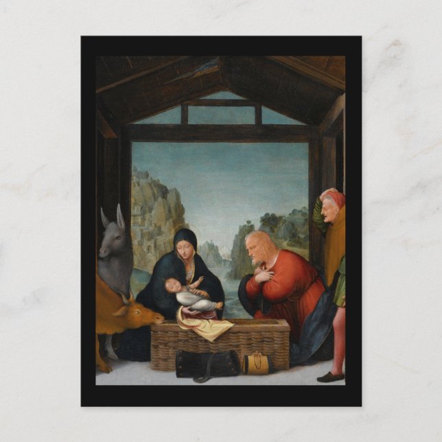 Aanbidding der Herders Abiding Shepherds Postcard (Front)