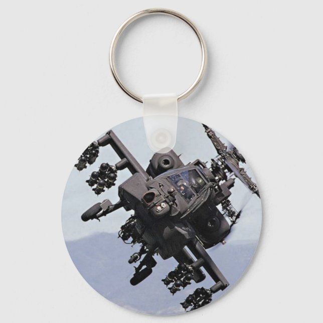 Aapache Attack Helicopter Key Ring (Front)