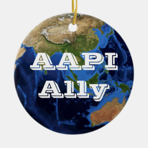 AAPI Ally Ceramic Tree Decoration