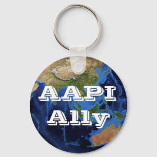 AAPI Ally Key Ring