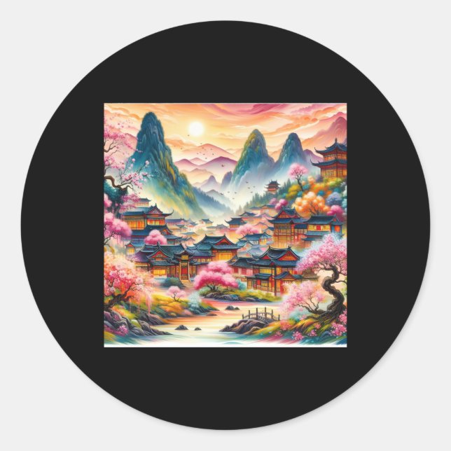 Aapi Essence In Brushwork Landscapes Sticker  (Front)