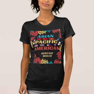 AAPI Heritage Month 2026 Brush Flags Festive T-Shirt