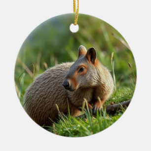 Aardvark Ceramic Tree Decoration