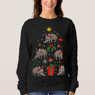Aardvark Christmas Ornament Tree Funny Xmas Gift Sweatshirt