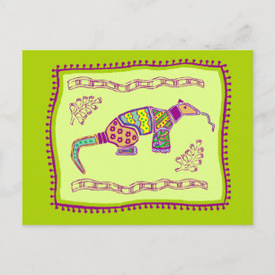 Aardvark Quilt Postcard