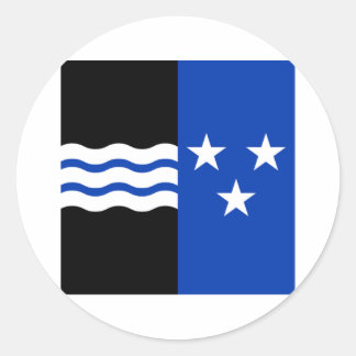 Aargau Flag Classic Round Sticker