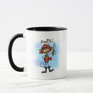 Aargh Monkey Pirate Tshirts and Gifts Mug