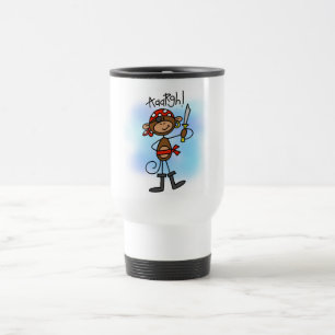 Aargh Monkey Pirate Tshirts and Gifts Travel Mug