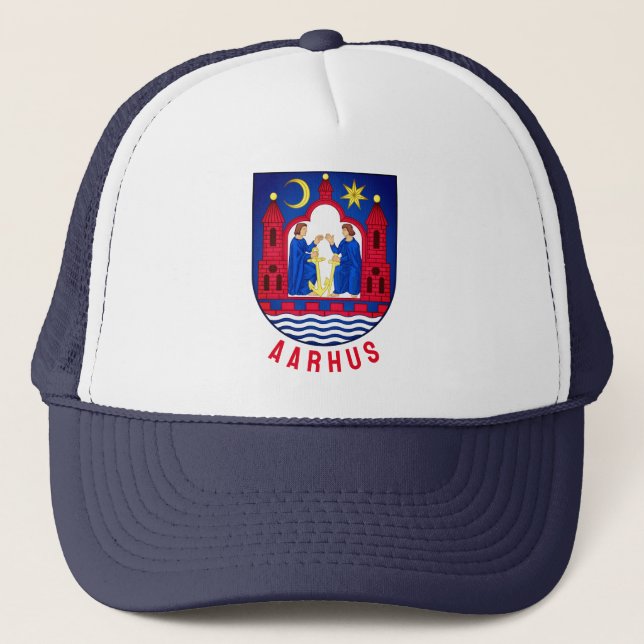 Aarhus coat of arms - DENMARK Trucker Hat (Front)