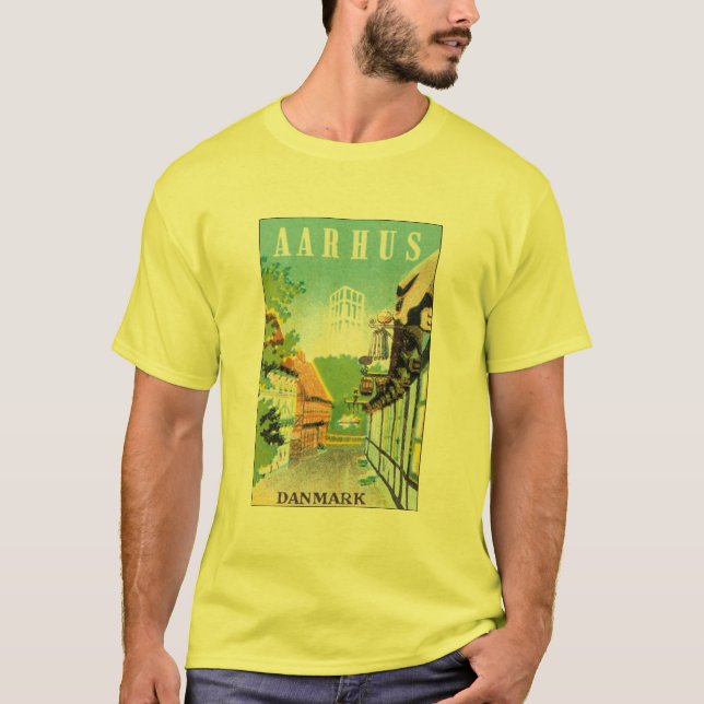 AARHUS, Danmark T-Shirt (Front)