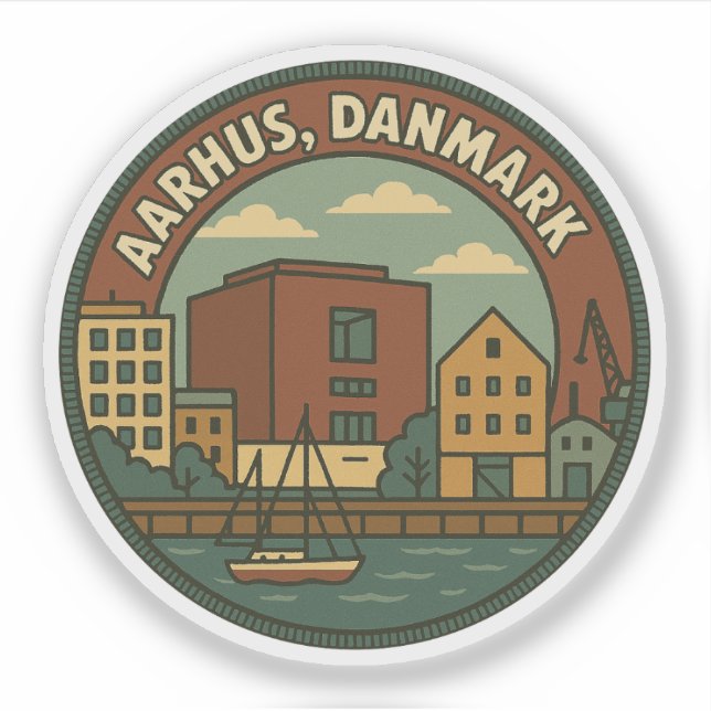 Aarhus Denmark Cityscape (Front)