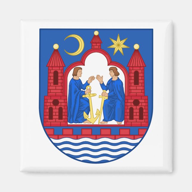 Aarhus, Denmark Coat of Arms Magnet (Front)