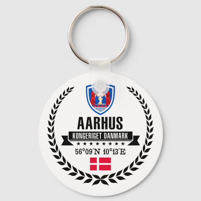 Aarhus Key Ring (Front)