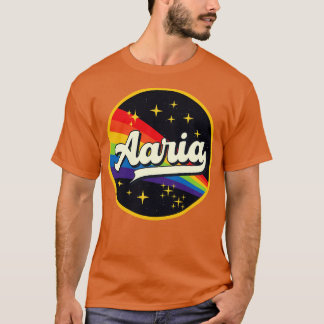 Aaria Rainbow In Space Vintage Style T-Shirt