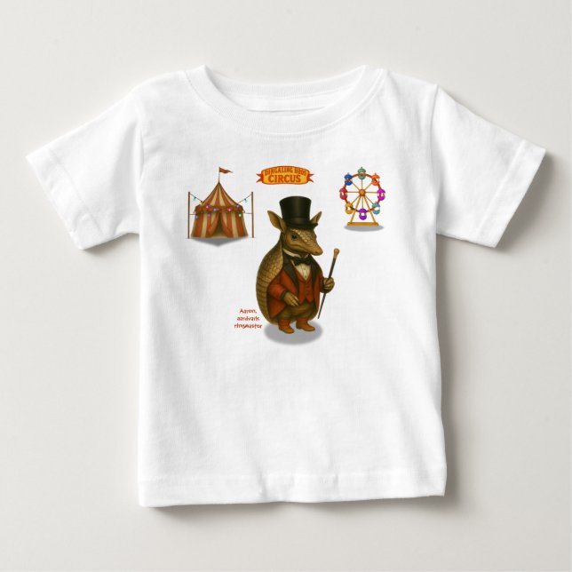 Aaron, aardvark ringmaster baby T-Shirt (Front)