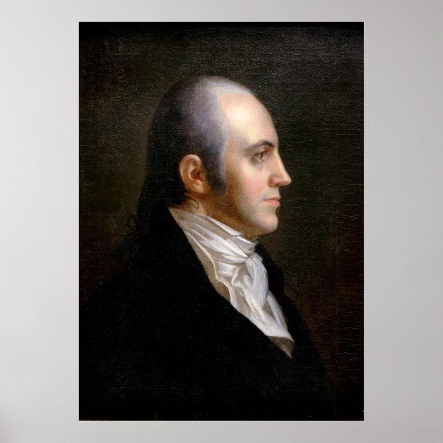 Aaron Burr Portrait Poster (Front)