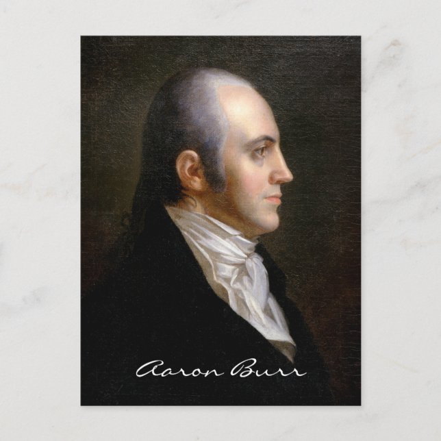 Aaron Burr Postcard (Front)