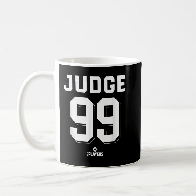 Aaron Judge 99 New York Baseball Player MLBPA Spor Coffee Mug (Left)
