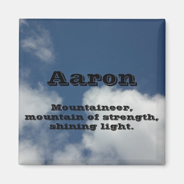 Aaron Magnet (Front)