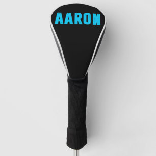 Aaron name golf head cover