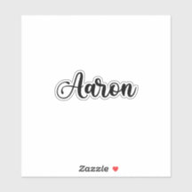 Aaron Name - Handwritten Calligraphy