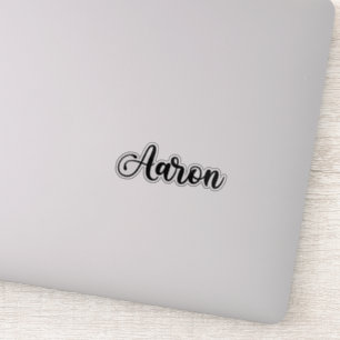 Aaron Name - Handwritten Calligraphy