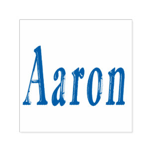 Aaron Name Logo, Self-inking Stamp