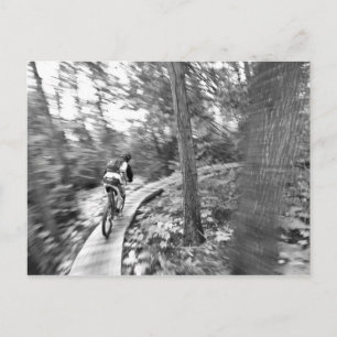 Aaron Rodgers mountain biking on the Stairway to Postcard