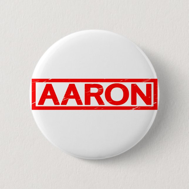 Aaron Stamp 6 Cm Round Badge (Front)