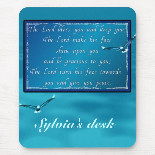 Aaronic blessing mouse pad (Front)