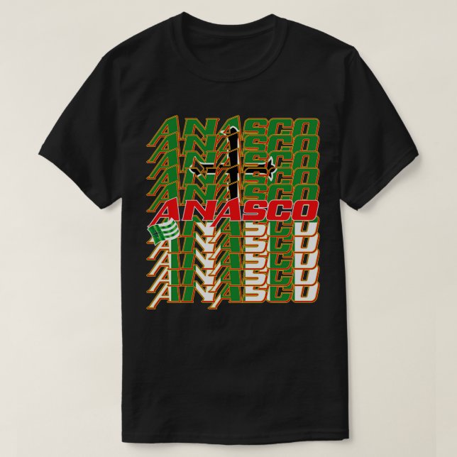 Aasco Cascade text 2 T-Shirt (Design Front)