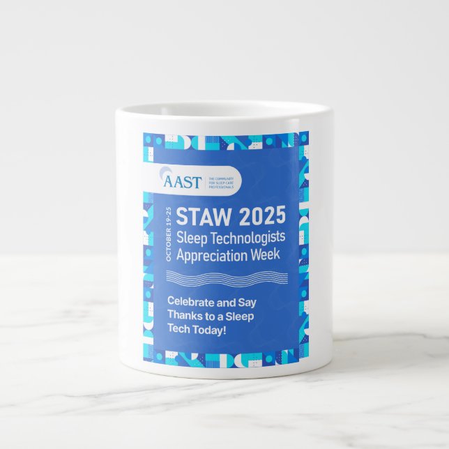AAST 2025 STAW Giant Coffee Mug (Front)