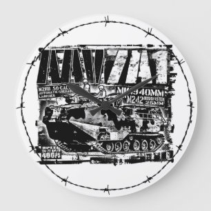 AAV-7A1 Large Clock Acrylic Wall Clock