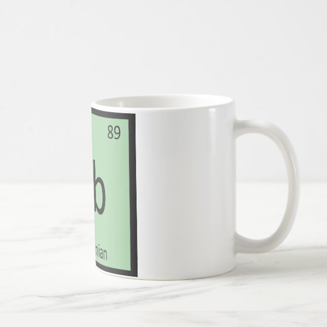 Ab - Abyssinian Chemistry Periodic Table Element Coffee Mug (Right)