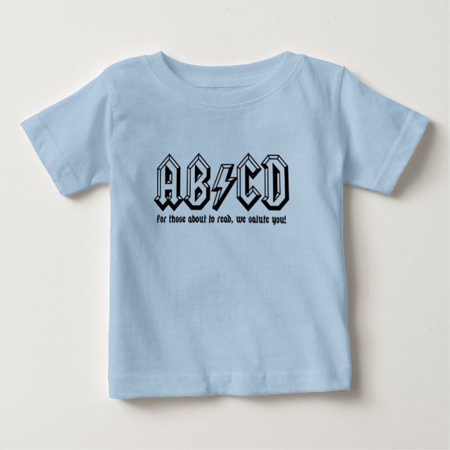 AB/CD - Get ready to READ! Baby T-Shirt (Front)