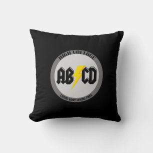 AB/CD Rock and Roll High Voltage Cushion