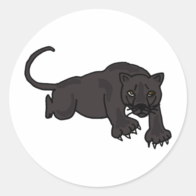 AB- Leaping Panther Stickers (Front)