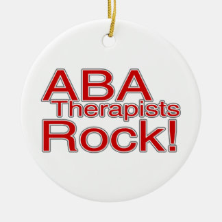 ABA Autism Therapists Teacher Ceramic Tree Decoration